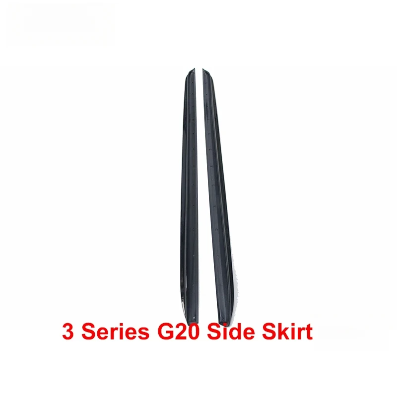 2PCS For BMW 3 Series G20 G28 Side Skirt Bumper Spoiler Diffuser Car Modification Accessories 2020-2023