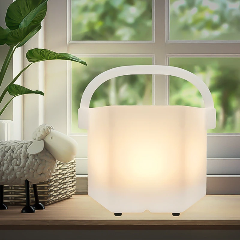 Lantern European and American Led Creative Garden Atmosphere Light Living Room Desktop Night Light Bedroom Bedside Light