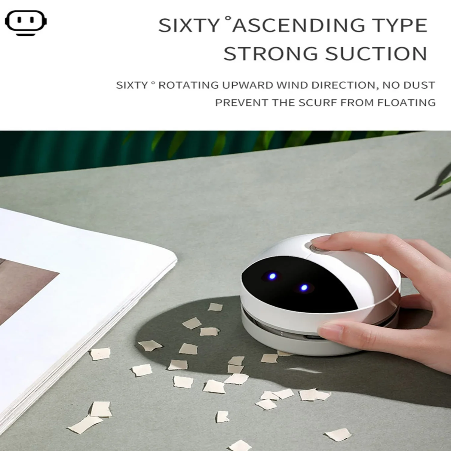 Mini Vacuum Cleaner Desk Table Dust Vacuum Table Sweeper Desktop Cleaner With Clean Brush For  Office