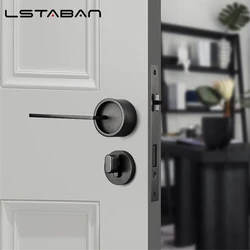 Modern appartement deurslot zinklegering veiligheidsdeursloten slaapkamer mute nachtslot sloten huisrenovatie hardware split slot