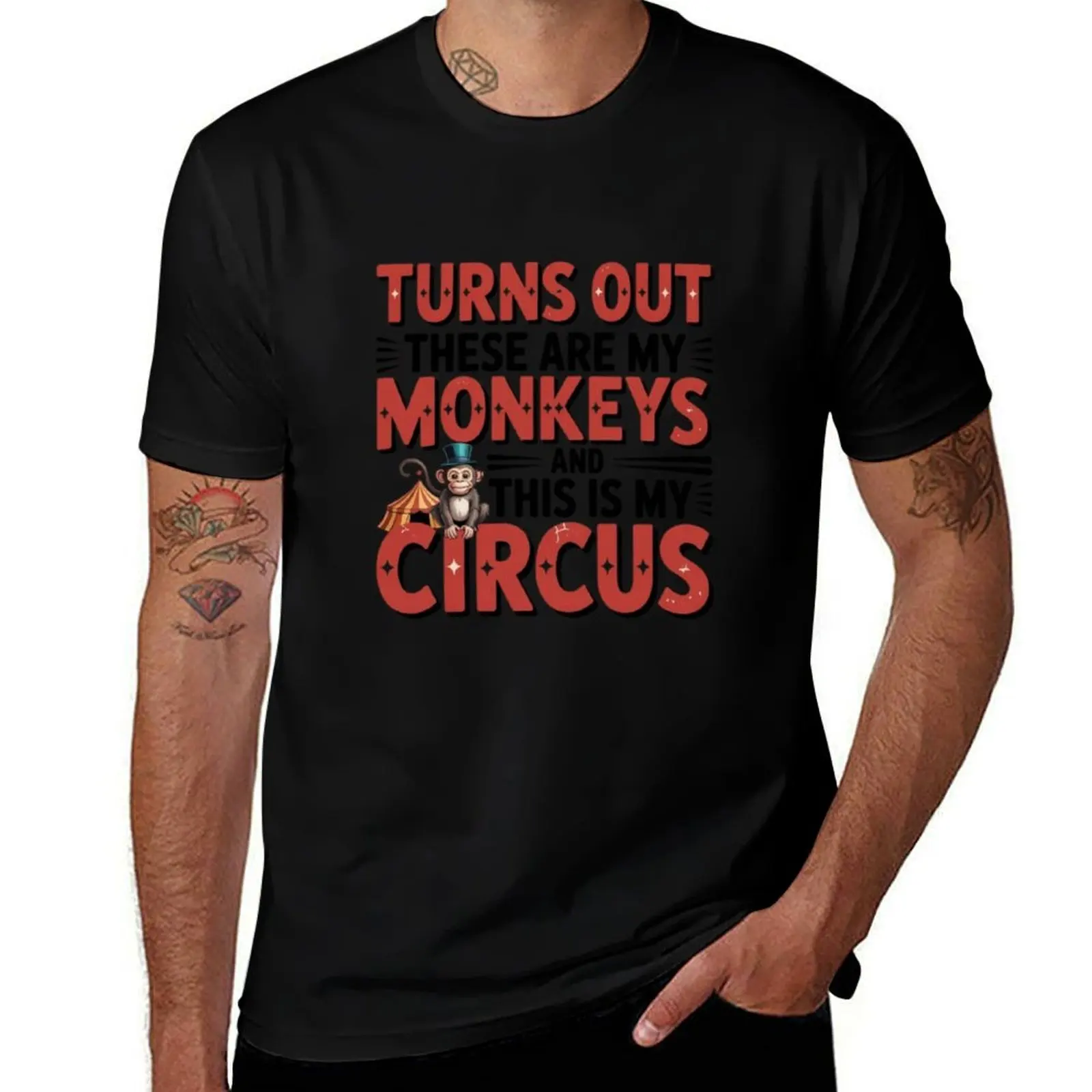 

Turns Out These ARE My Monkeys and THIS IS My Circus T-Shirt cute clothes blue lock sports fans shirts men