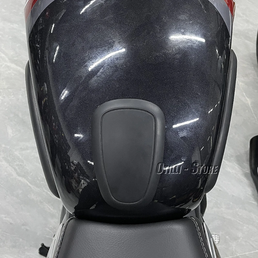 Motorrad Schwarz Kraftstoff Tank Pad Aufkleber Aufkleber Zubehör Schutz Für GESCHWINDIGKEIT Geschwindigkeit 400 Für Scrambler 400X2024 2025