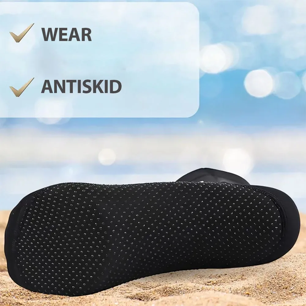 1.5 مللي متر النيوبرين جوارب الغوص الرجال النساء السباحة الدافئة الغوص الجوارب الرياضات المائية طويلة عدم الانزلاق يمكن ارتداؤها جوارب الشاطئ #5