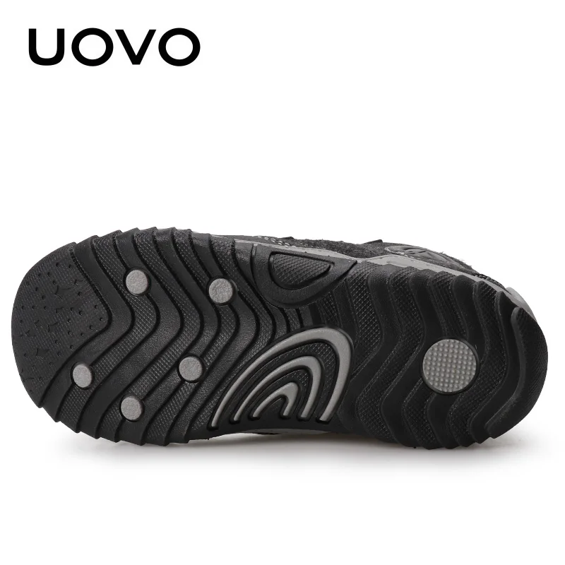 2023 UOVO New Arrival Winter Fashion Children Warm Snow Boots Boys and Girls Shoes With Plush Lining #29-36