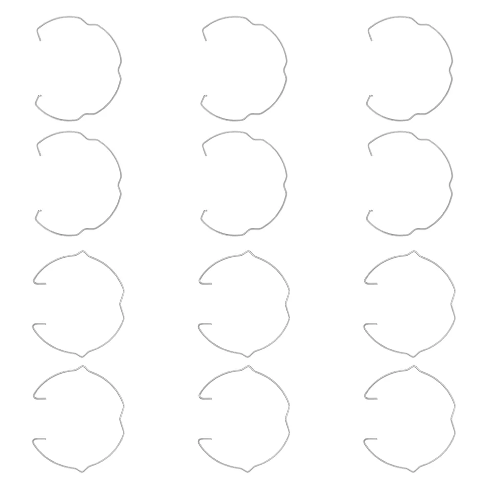 

12 Pcs Spotlight Accessories Downlight Retaining Spring Clip Screw Lamp Converter Bulb Clamps Clips Fixing Rings Fixed Buckle