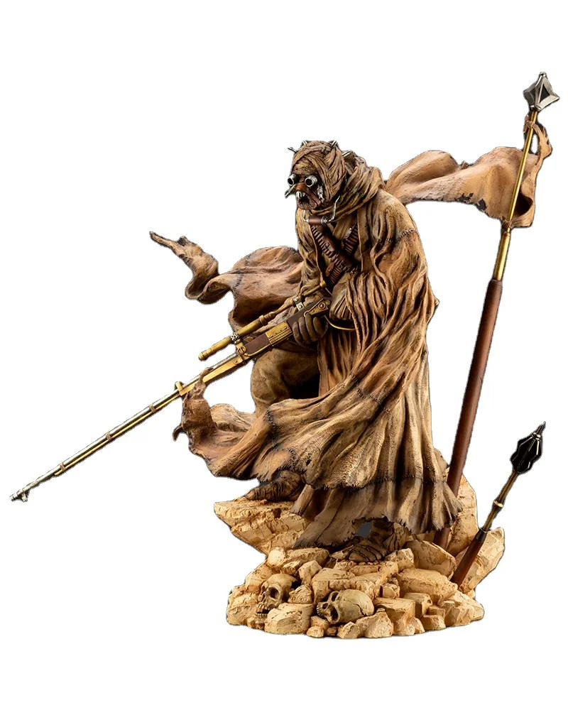 FSTW014 Stars Wars Beast Kingdom Tusken Raider Anime Action Cartoon Figure Model as Gift for Collection