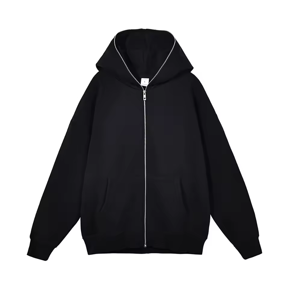 Harajuku Jacket Sweatshirts Men Zip Up Hoodies Jacket Retro Long Sleeve Oversized Black Hooded Sweatshirt Coats - AliExpress 200000343