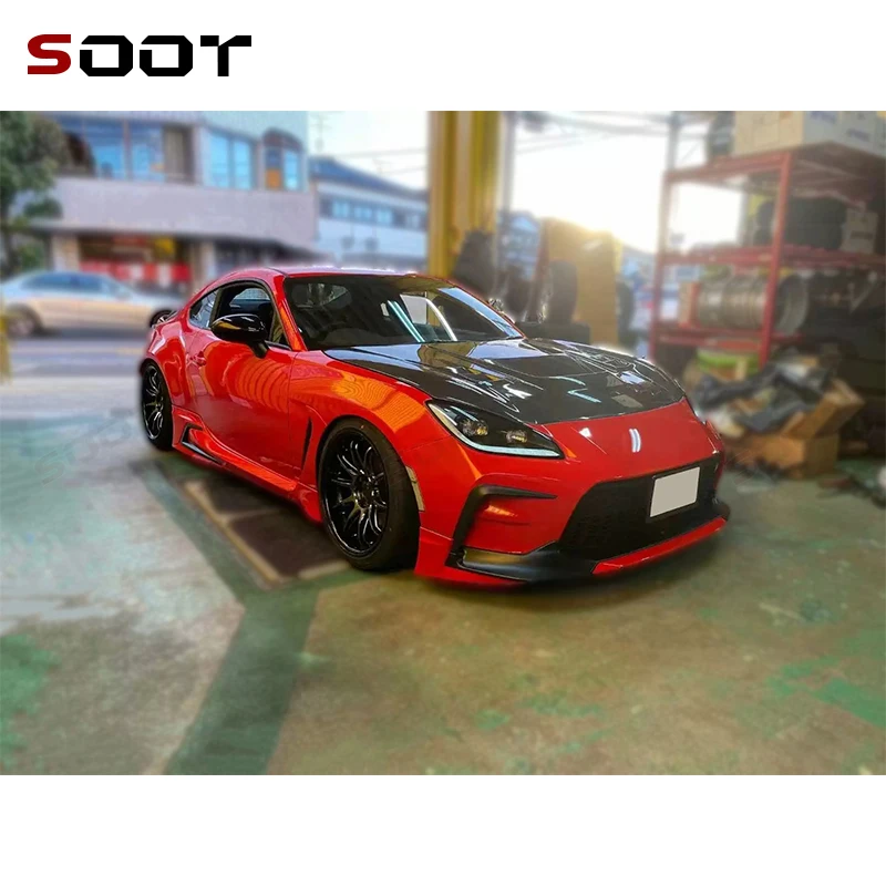 

For Toyota GR86 Subaru BRZ Carbon Fiber Hood Engine Cover Hood Car Headliner Hood Cutout Cooling Front Cover Auto Parts