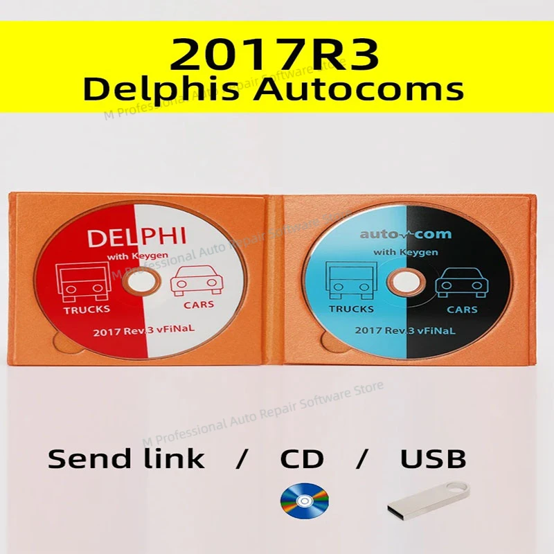 2023 Newest Delphis 2017 R3 with keygen Delphi DS150E diagnostic tool Car repair software For cars and trucks obd scanner 2017r3