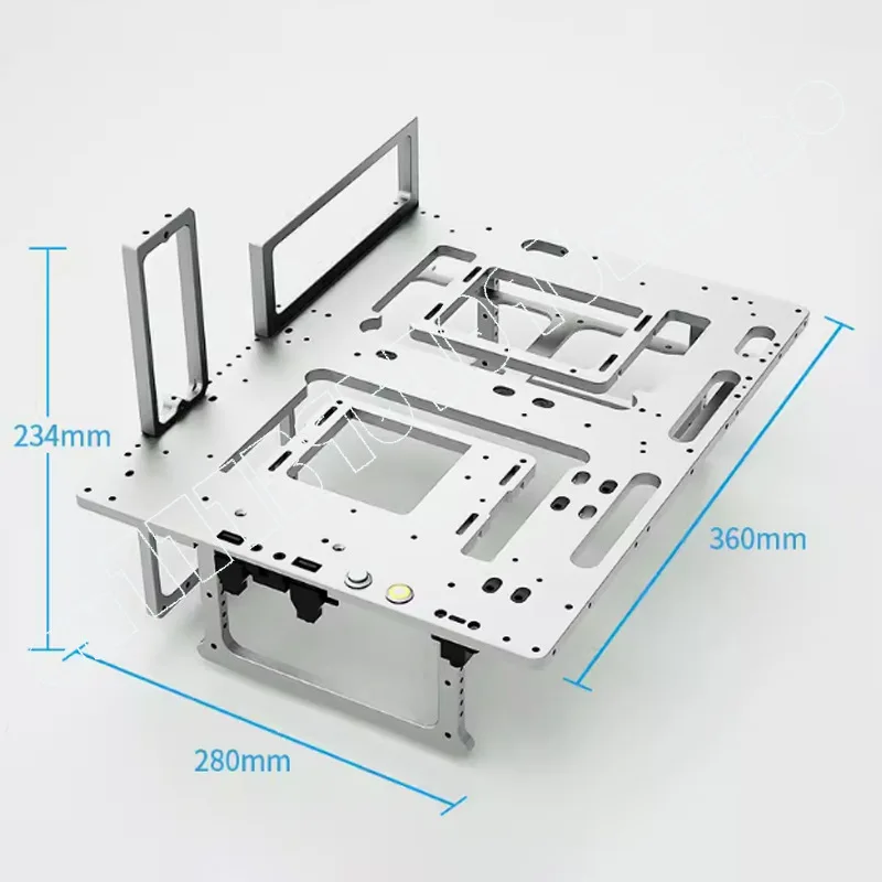 

Horizontal open chassis ATX simple DIY creative MATX water-cooled air-cooled chassis computer desktop