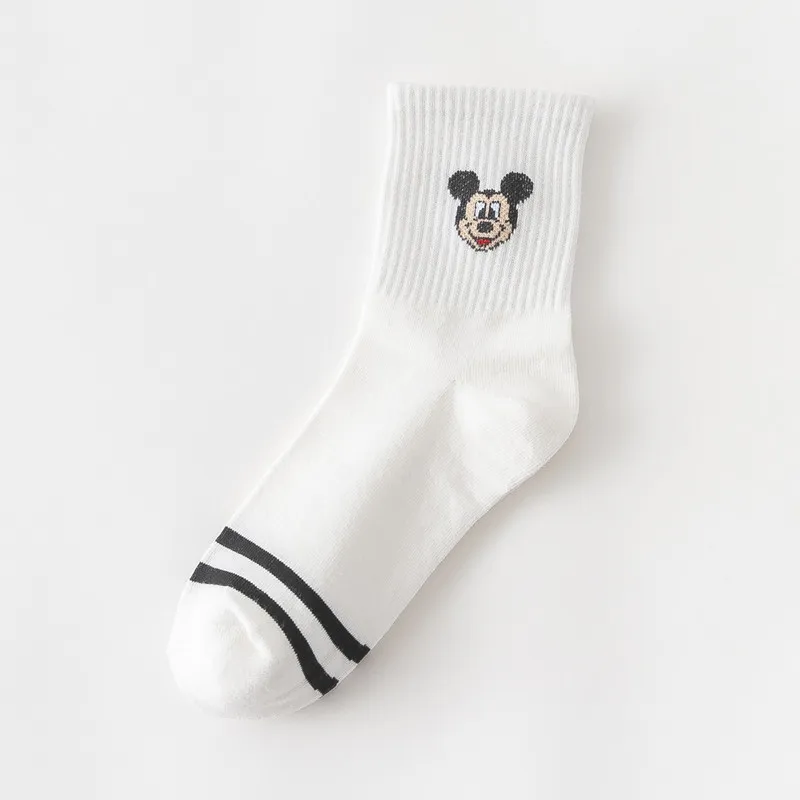 Baru kawaii disney kaus kaki mickey maus donal bebek kartun anime dalam tabung lembut bernapas olahraga kaus kaki hadiah mainan