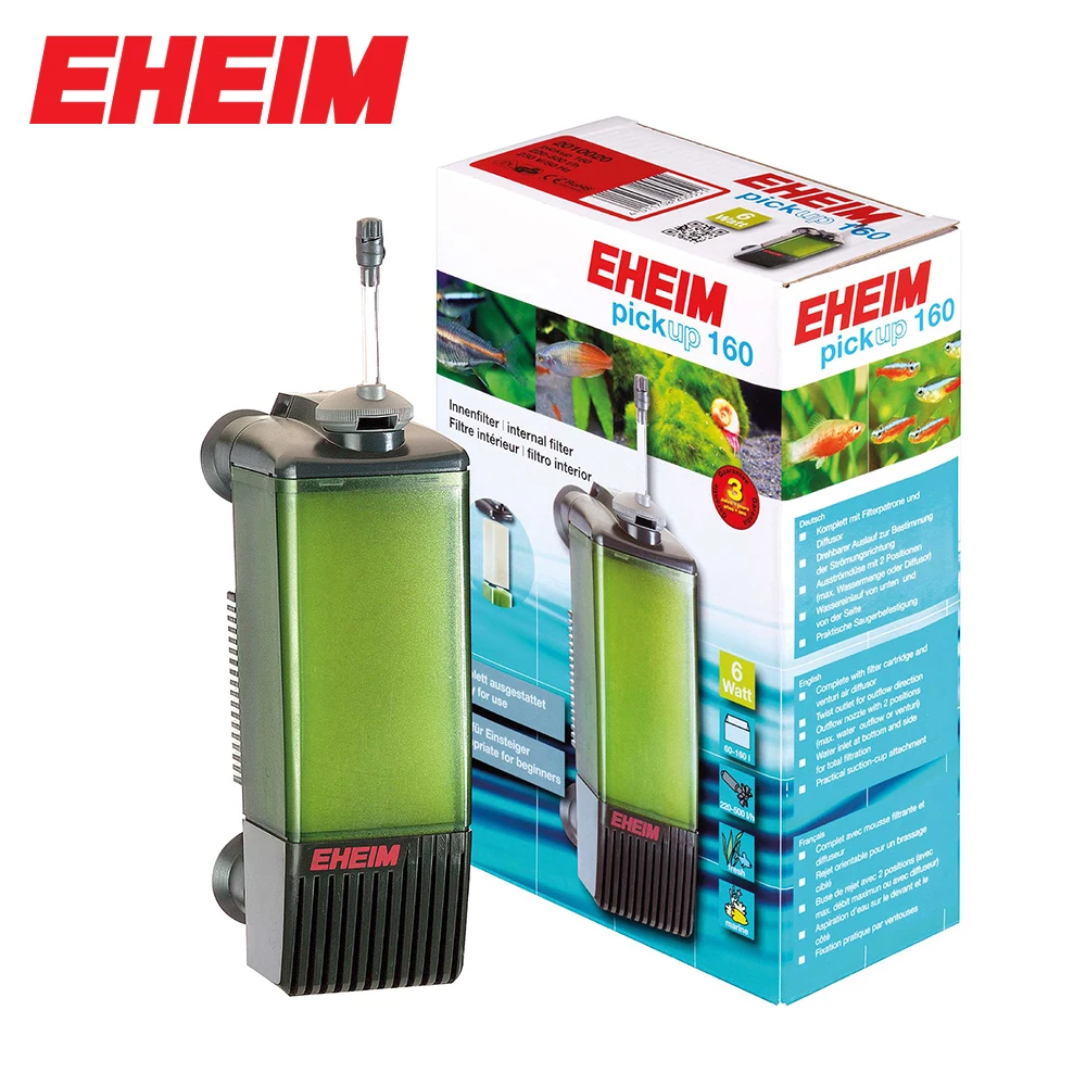 EHEIM Pickup 45/60/160/220 Compact Quiet Aquarium Water Internal Filter for Small Freshwater Saltwater Fish Tanks