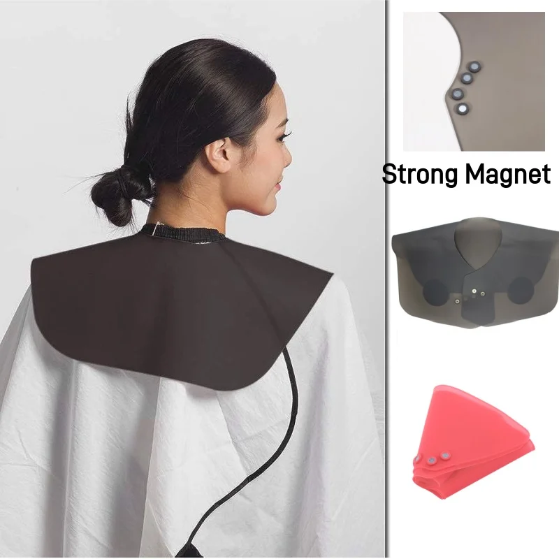 

Barber Silicone Hairdressing Cape Waterproof Hair Coloring Wraps Shoulder Cover Pads Neck Cloak Styling Tools Salon Accessories