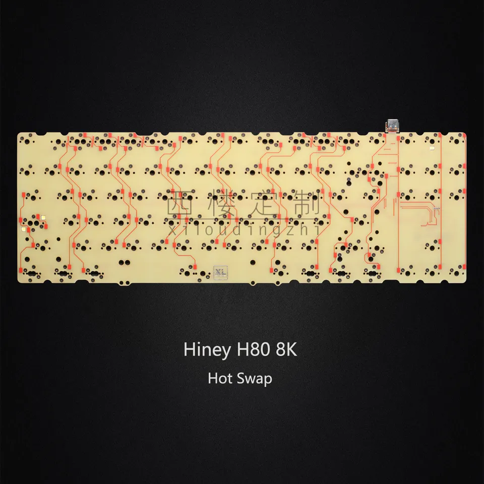 8k hotswap Hiney H80 pcb with CEM-3 base ai03/jane v3/fly