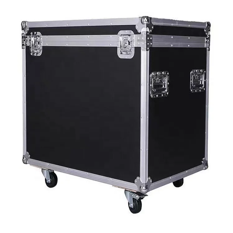 Custom Air Aluminum Tool Trolly Flight Case For Music Dj Equipment Shipping Box