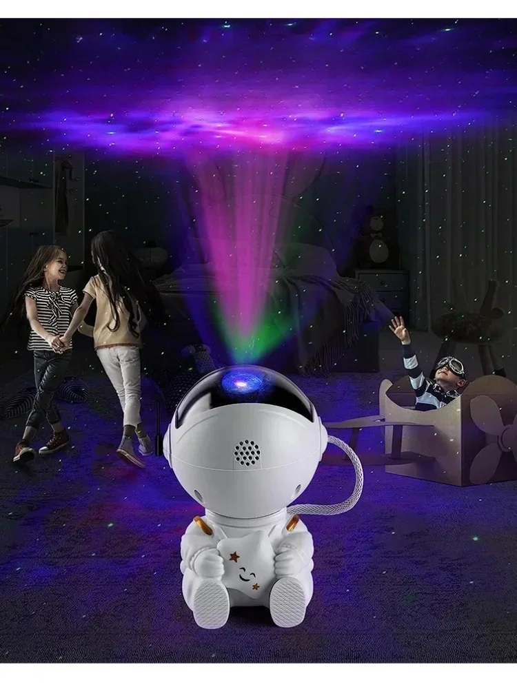 عرض LED لرائد الفضاء، وأجهزة عرض المجرة والأنيقة، وأضواء بيئة الغرفة، وديكور غرفة النوم، والهدايا #6