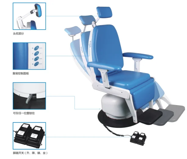 Professional Medical ent patient and examination chairs