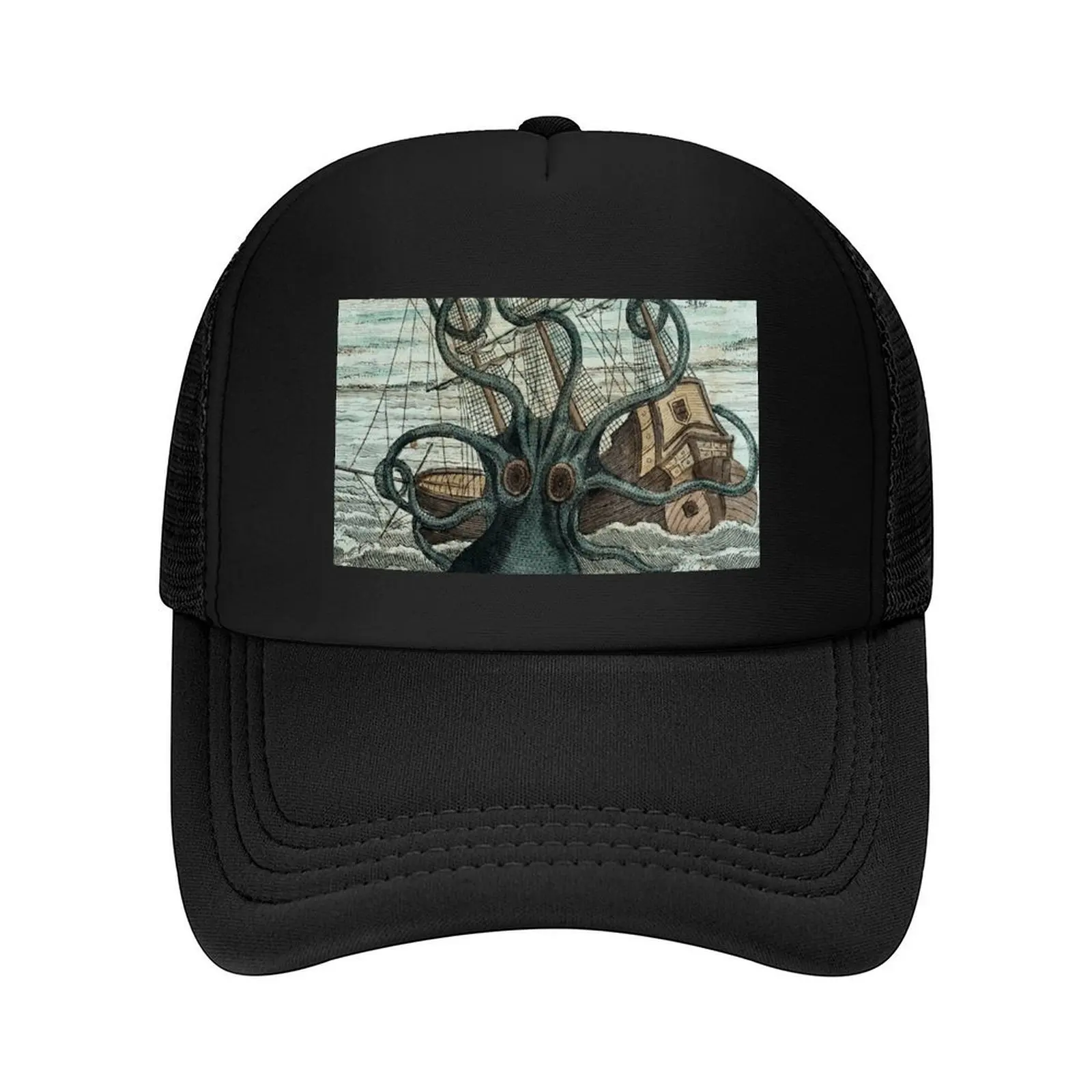 

Release the Kraken! Baseball Cap Hip Hop fishing caps man Fashion Beach Streetwear Hats Woman Men's