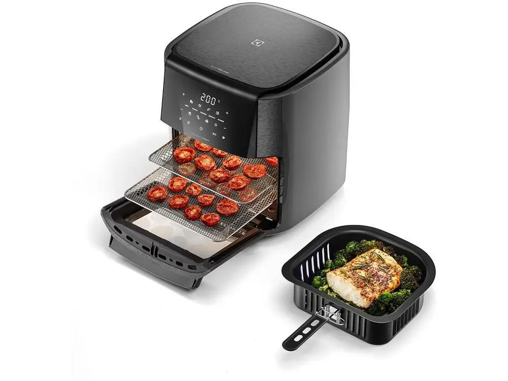 مقلاة كهربائية بدون مقلاة هوائية ، فرن زيت بجهد V