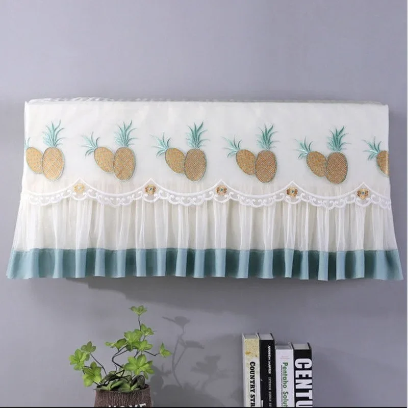 Household Dust-proof Air Conditioner Covers Simple All-Inclusive Hanging Conditioning Protective  Lace Luxury Anti Blow Cleaning