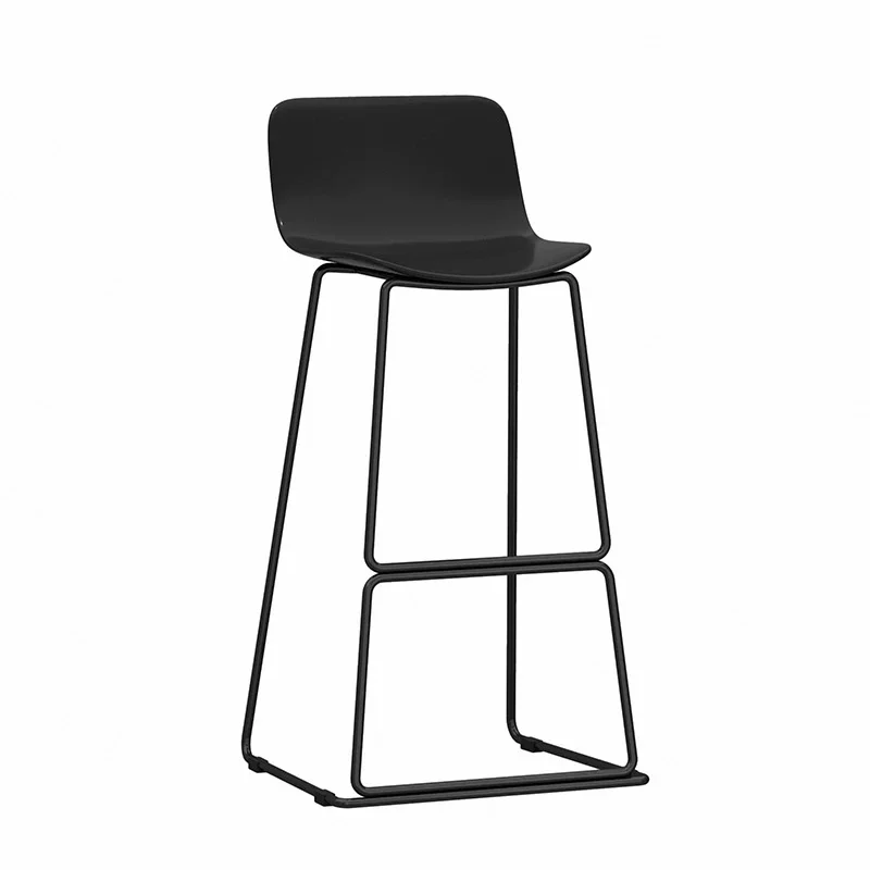Tabouret de Bar Moderne en Métal Imperméable, Table Haute de Réception, Chaise de Bar, Pieds Ronds, Mobilier de Maison