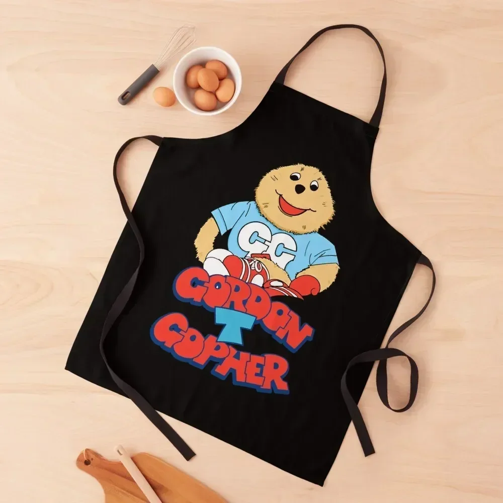 

Gordon The Gopher Apron Chef Uniform Woman Chef Accessories Kitchen Supplies christmas kitchen Apron