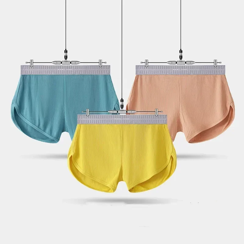 

Cotton Men's Boxer Shorts Mid Waist Soft Breathable Underwear Arrow Short 3Pcs