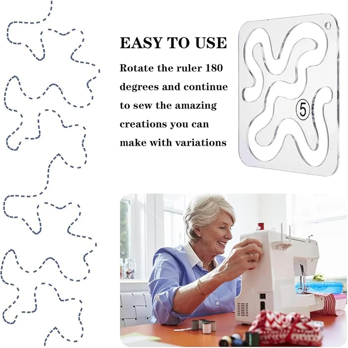 free motion quilting template Using Quilting Templates Rulers: Quilting Templates for Machine Quilting -Free Motion Quilting Tem