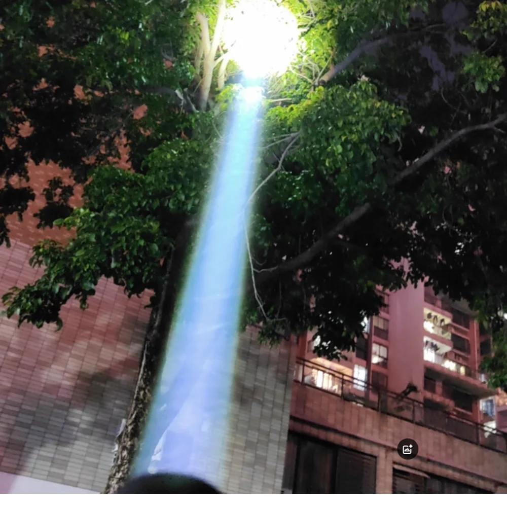 White laser illuminated Flashlight with 1800 Meter Long-Range outdoor DB-01