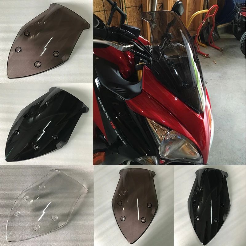 Windscreen Windshield For 2015 - 2017 2018 2019 2020 2021 Suzuki GSXS1000F GSX S 1000F GSXS1000 GSX S1000F Front Wind Deflector