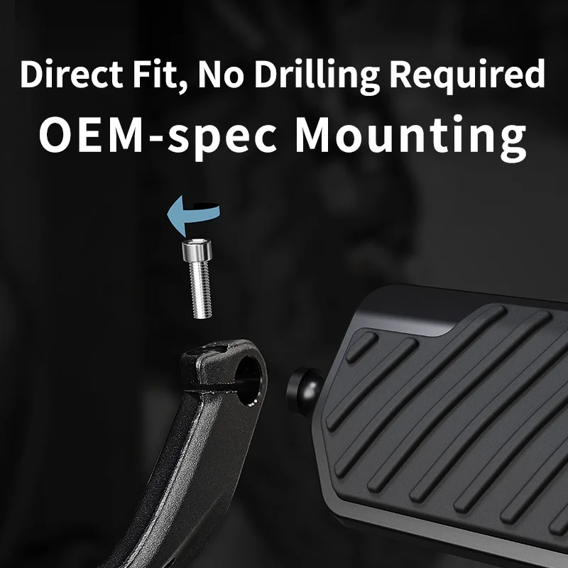 Para BENDA LFC700, accesorios de motocicleta, piezas modificadas, Pedal antideslizante ancho agrandado, actualización del Pedal de freno