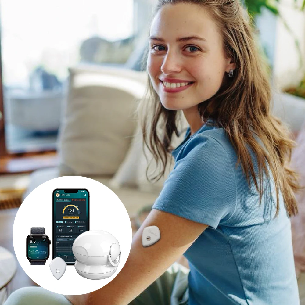 D115W 14 Days Real-time All-in-one Design CGM Systems 20 Minutes Prediction Continuous Glucose