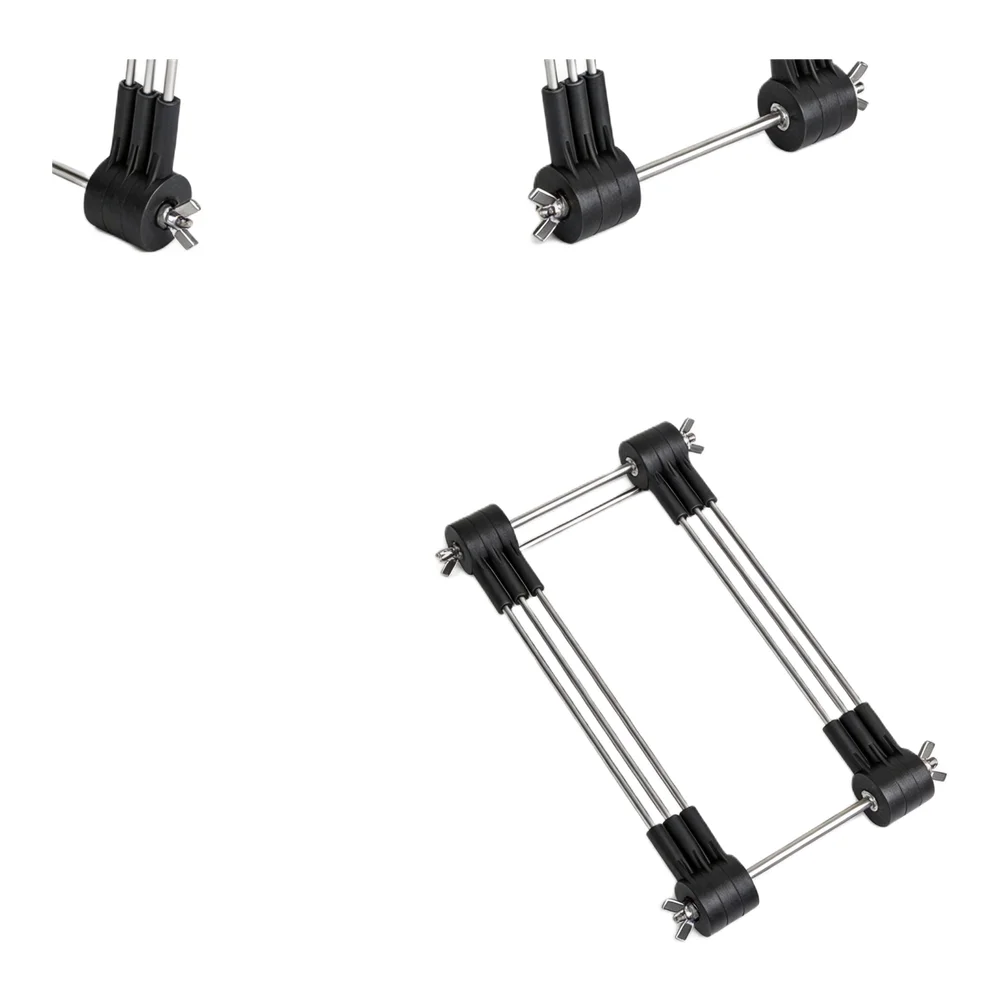 Lightweight Foldable Solar Panel Stand Featuring 360 Degree Adjustable Stainless Steel Construction for Camping and Hiking