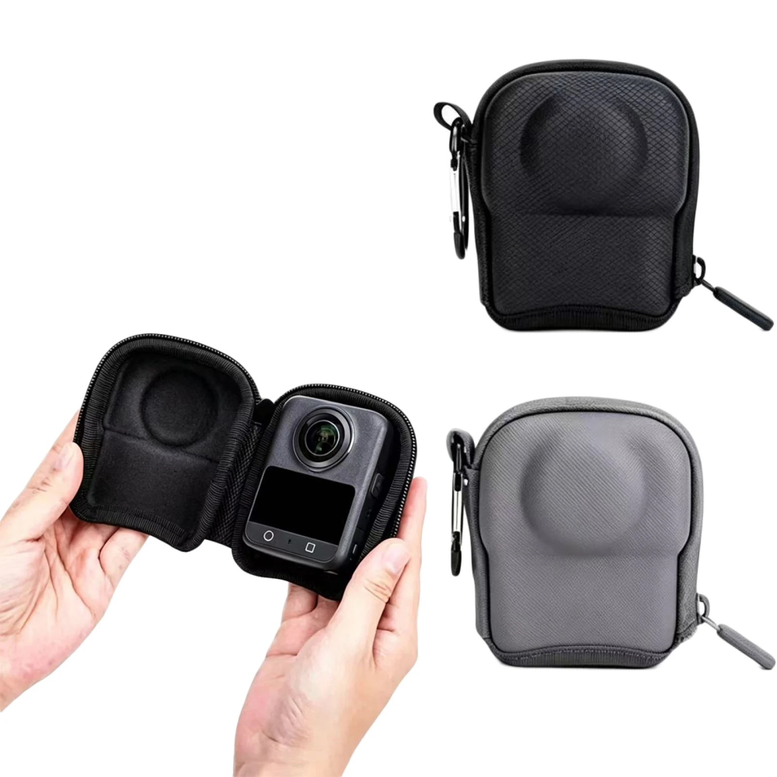 Hard Carrying Case for DJI OSMO 360 2 Portable Storage Bag with Lens Bump Design Waterproof Quick Access Protective Pouch