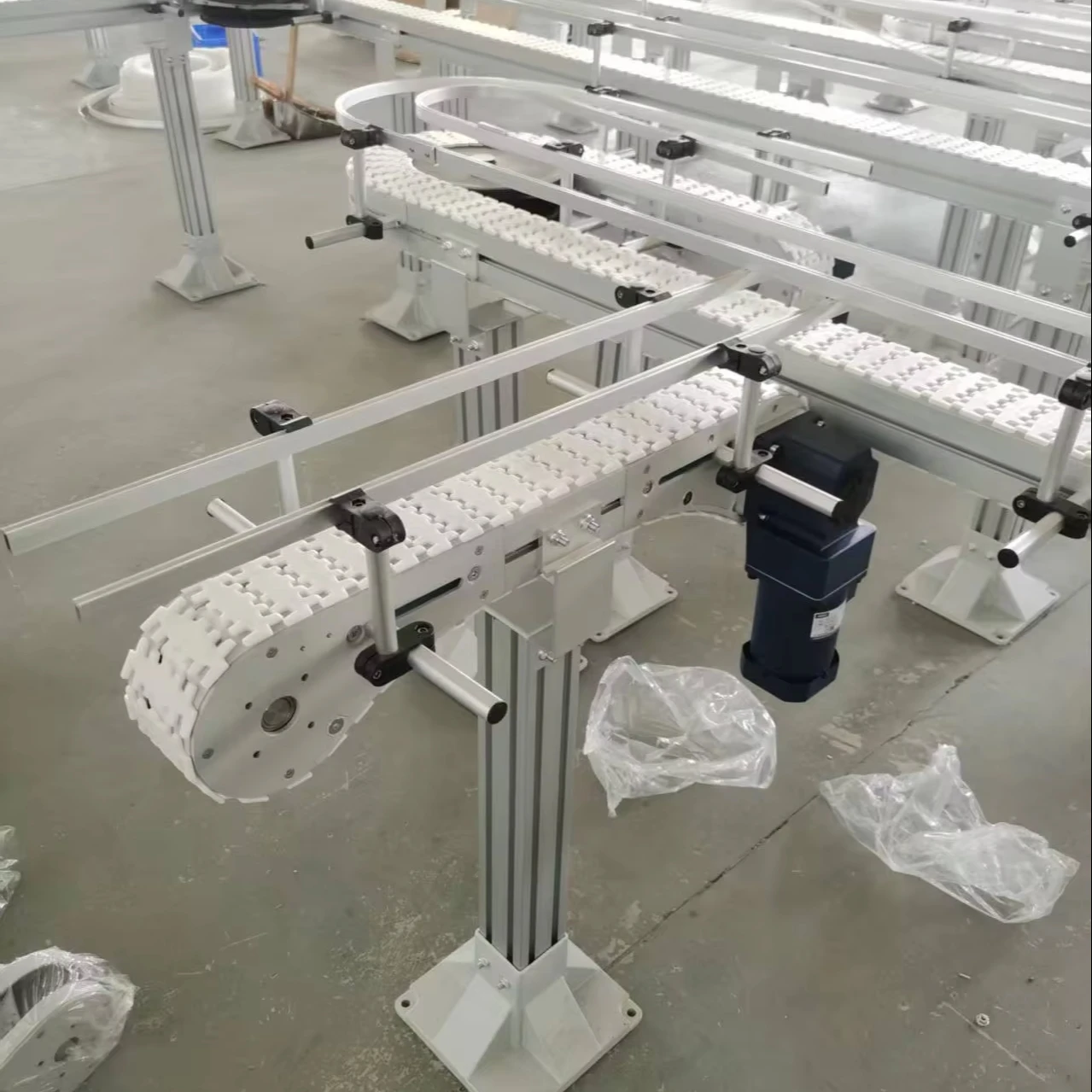 Hot Sale Accumulation Small Long Distance System Automatic Belt Conveyor For Food Industry