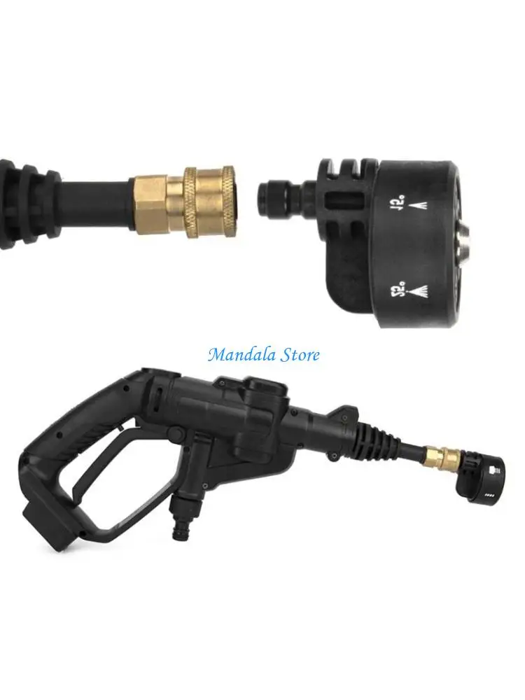 U2JC 6-in-1 Changeover Nozzle Quick Connects for Pressure Washers 1/4Inch