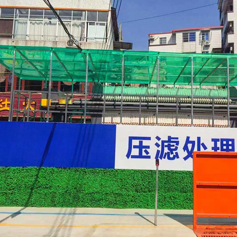 Sewage treatment equipment China Railway Construction Mud Dewatering Machine Large and Small Automatic Hydraulic Plate and Frame