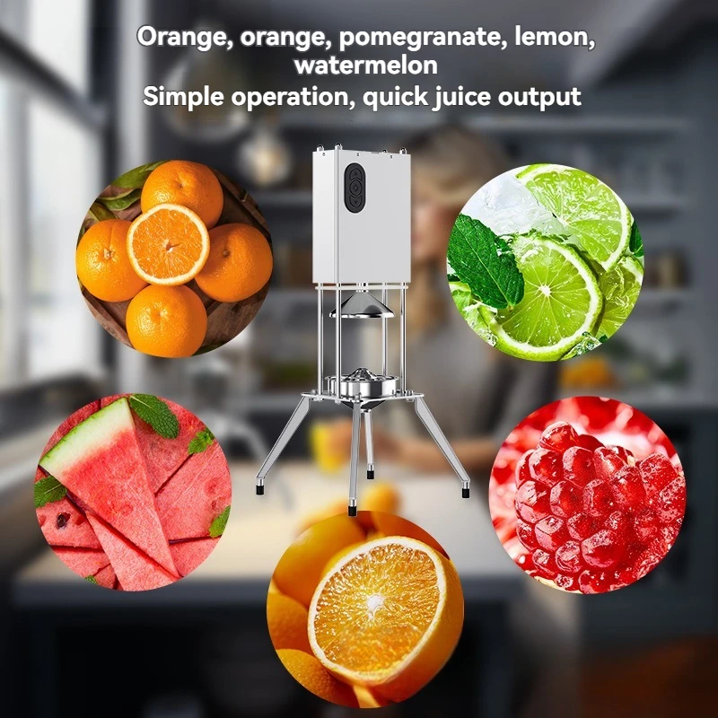 Commercial Fresh Fruit Squeezer Juicer Manual Orange Fresh Fruit Cold Presser Without Peeling Juice Direct Drinking