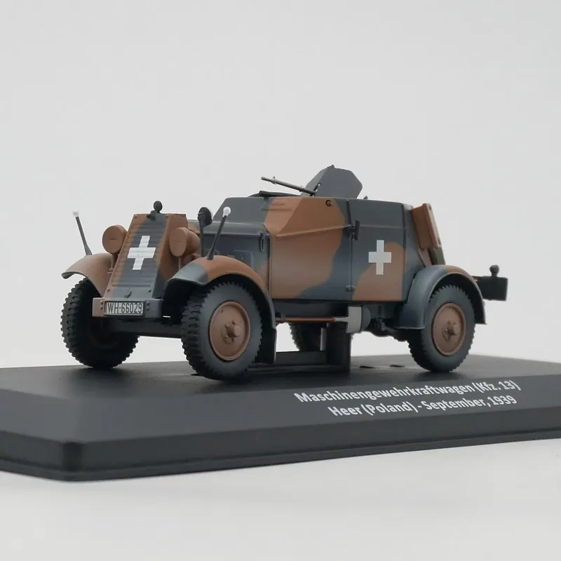 Diecast Ixo 1:43 Scale Reconnaissance Vehicle Kfz 13 Alloy Car Model