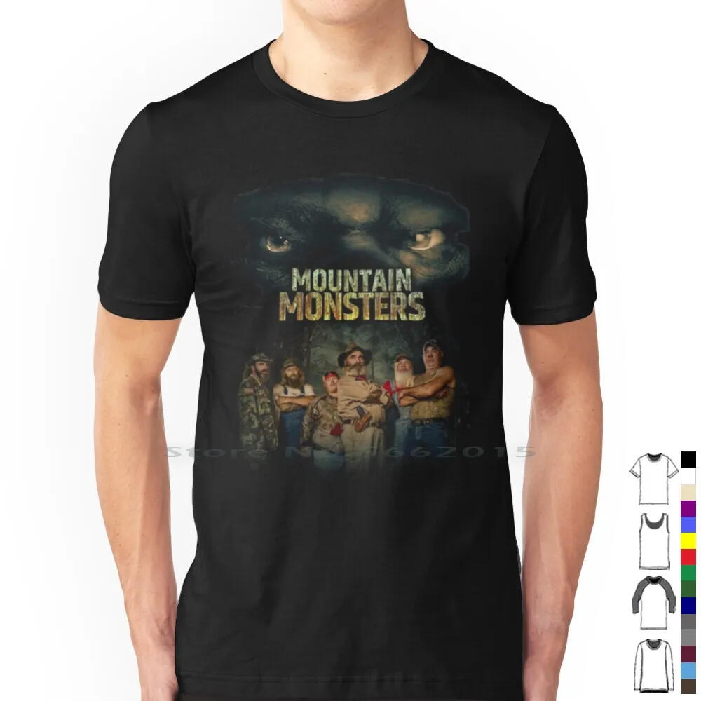 Hunters And Trappers Essential T-Shirt T Shirt 100% Cotton Mountain Monsters Bigfoot Wild Bill Huckleberry Tv Show Series