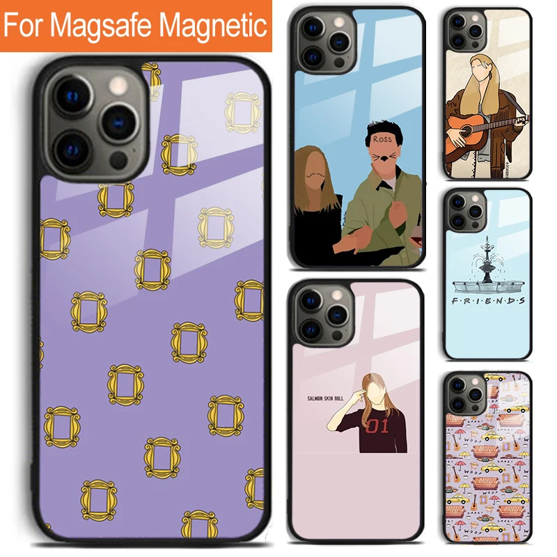 

Friends TV Show Phone Case For iPhone 16 15 14 13 12 11 Pro Max Plus Magsafe Magnetic Wireless Charging Cover
