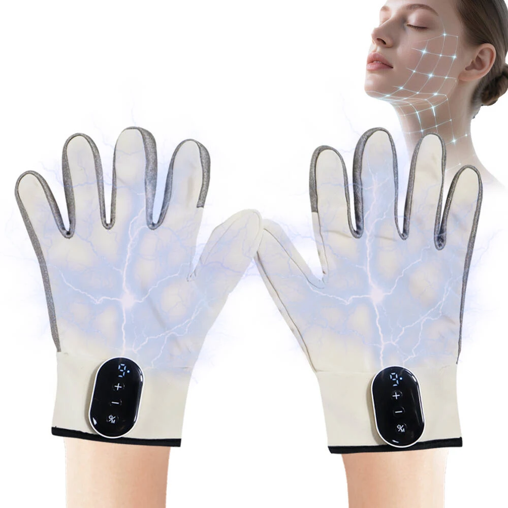 

Микротоковые проводящие массажные перчатки, перезаряжаемое косметическое оборудование для коррекции фигуры, для выцветания морщин, подтяжки кожи для салонаSPA