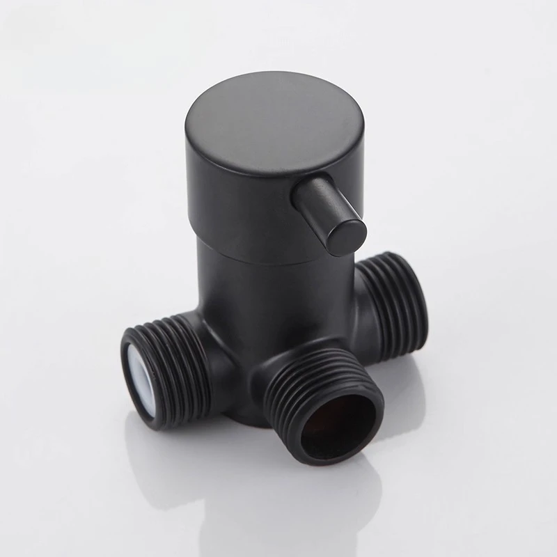 Thermostatic Mixing Valve 3-Way 2-Inlet 1-Outlet Divertor for Water Heater Anti-Leak Shower Bidet Splitter Hot Cold Water Switch