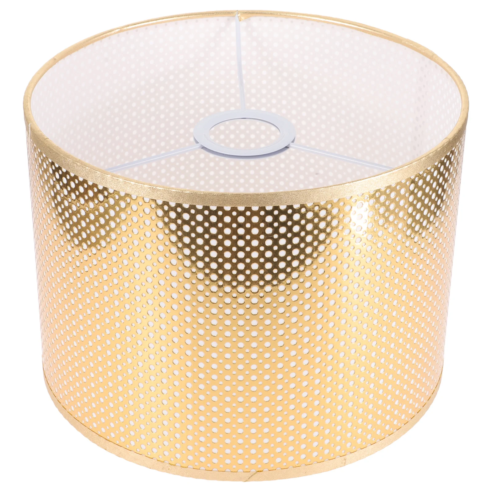 Practical Lampshade Replacement Wrinkle Simple Structure Shades for Table Metal Drum