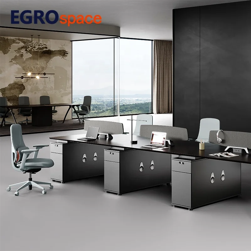 Project Cases Office Furniture Table Sizes Modern Design Desk Coworking Workstation