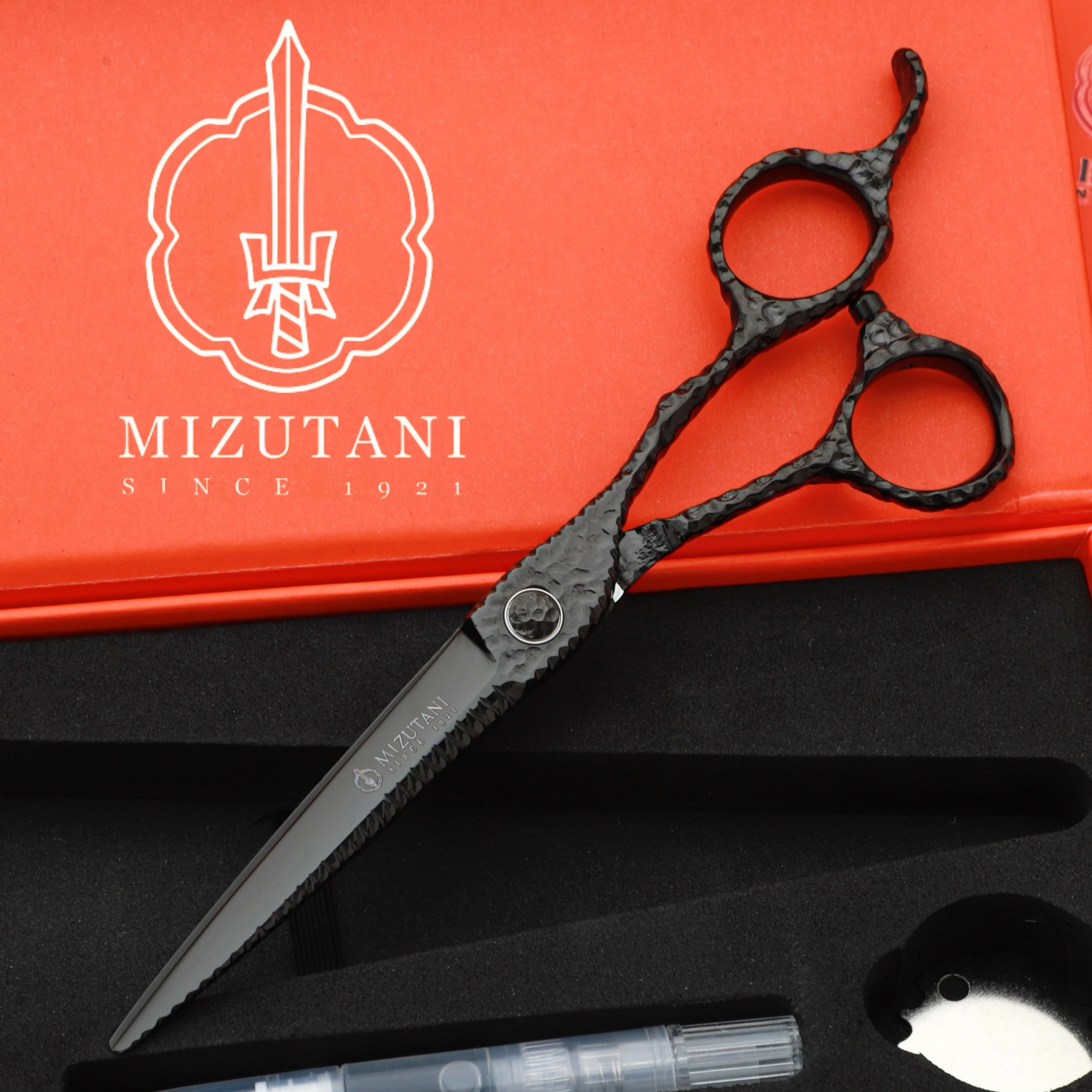 MIZUTANI-tijeras de peluquero profesionales, 6,0 pulgadas, 440C, máquina de corte de pelo