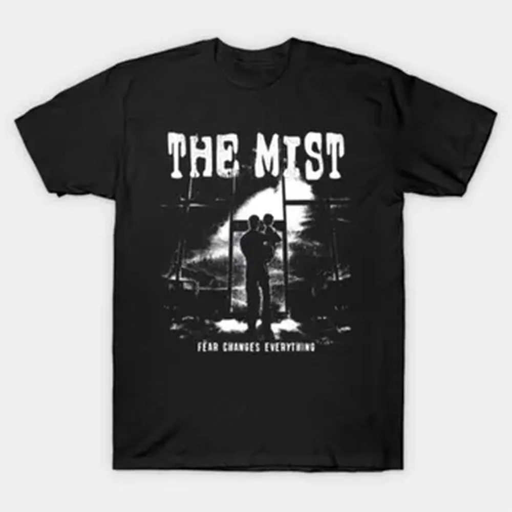 The Mist Stephen King Retro Sci-Fi Horror T-shirt For Men Women 100% Cotton T Shirts Short Sleeve