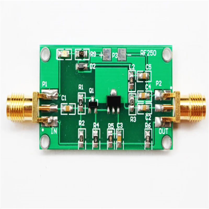 Amplificador RF de banda ancha de alta frecuencia, amplificador de Radio de 10 ~ 1500MHz, 100mW