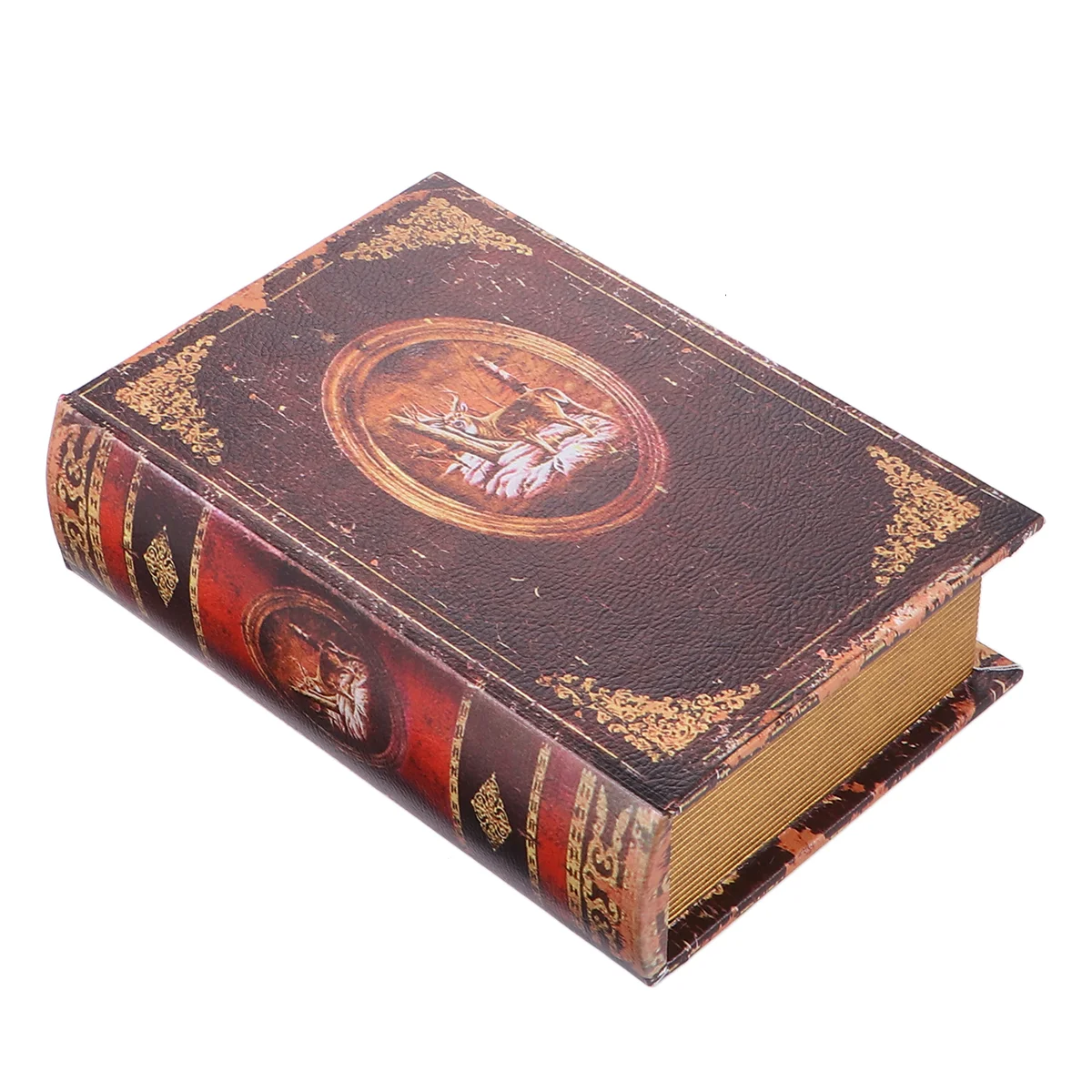 Fake Book Ornament Trinket Storage Miniature Table Simulation Decorations Home Coffee Office