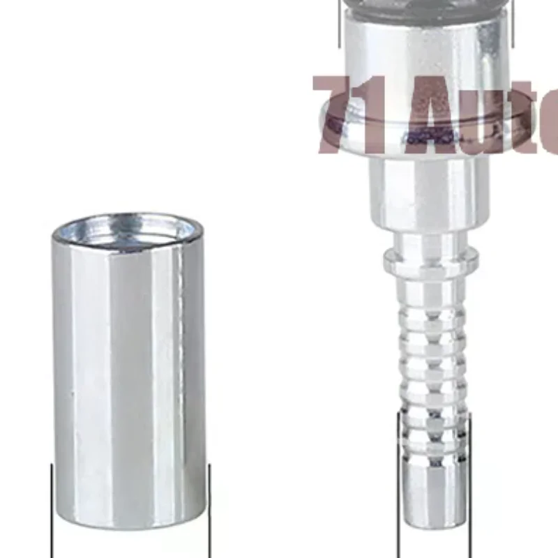 High Pressure Washer Hose Insert Fittings D14 D15mm Ring Nut M22 Car Washer Water Cleaning Hose Pipe Fitting Twist Connector